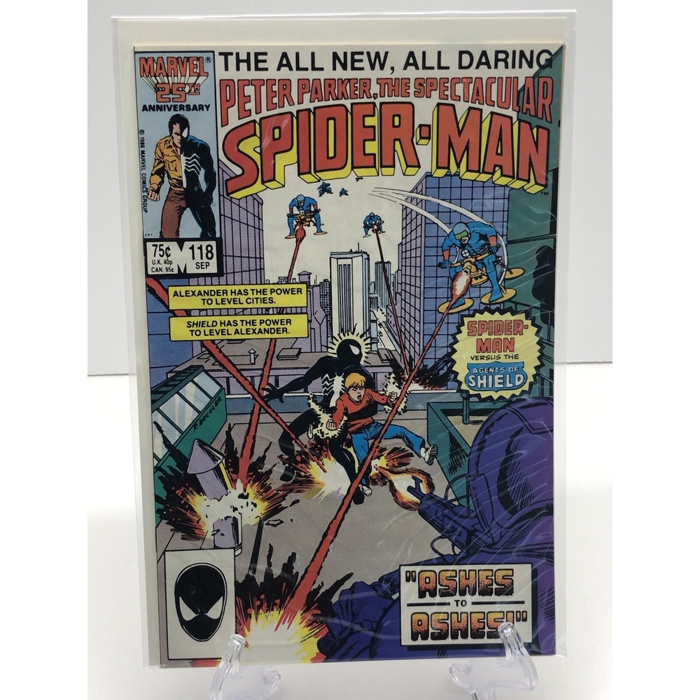 Peter Parker, The Spectacular Spider-Man # 118, September 1986,